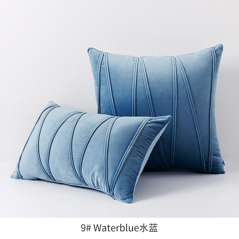 30x50cm 45x45cm 50x50cm Velvet Luxury Pillow Cover Lumbar Pillowcase Couch Farmhouse Rustic Gift Pillow Covers Christmas Red