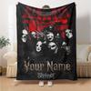 Name Individuell Slipknot Print Flanelldecke Hohe Qualität Warm Bequem Decke für Alle Jahreszeiten Perfekt für Geschenke Heimdekoration