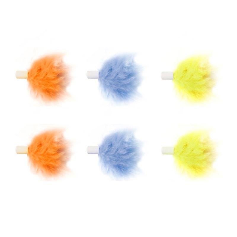 Teaser Cats Feathered Toy Cats Rod Feathered Teaser for Head for Indoor Kittens Play 1
