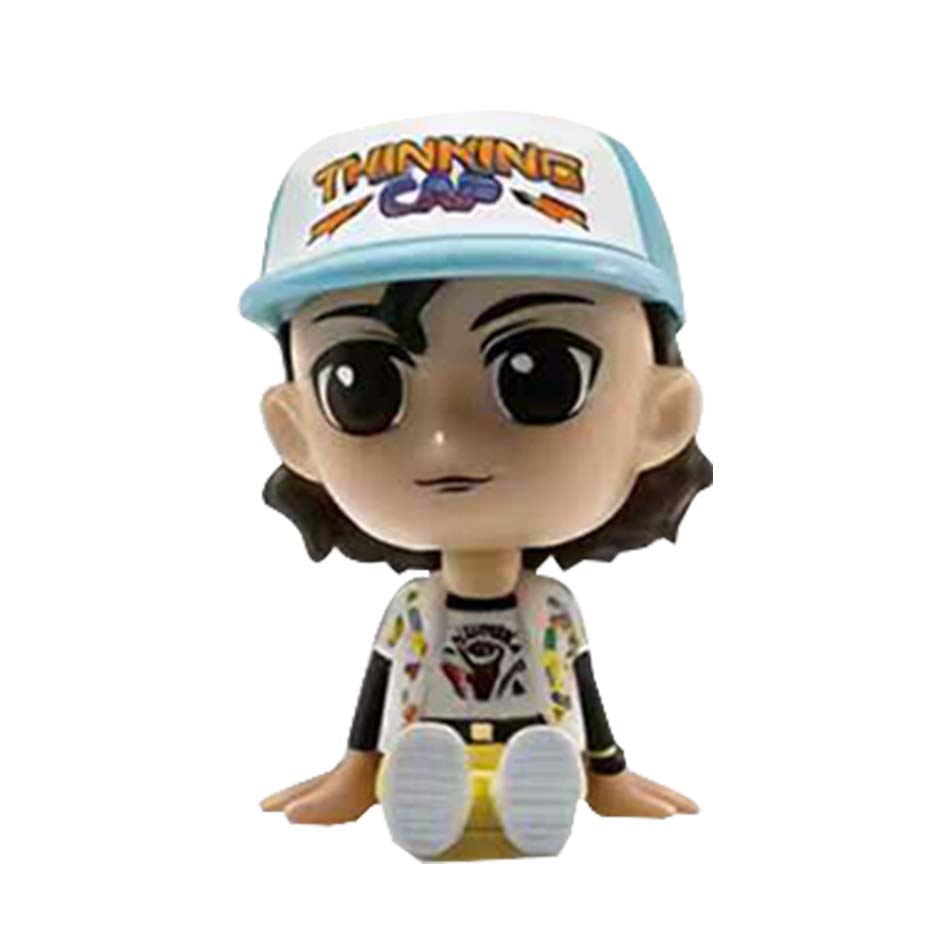 8pc Anime Strangers Things Q-version Sitting posture Figure Jane Ives Will Byers Action Figure desktop statue Toy gift