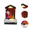 Lighted up Village House Xmas Ornament for Cabinet Livingroom Home