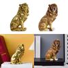 Lion Figurine for Desk Display Miniature Sculpture Home And Office