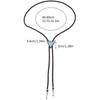 Blingbling Bolo Tie Triangular Lariat Neckchain Cool Jewelry for Girls Winter Outfit Clavicle Chain Necklace Girls