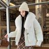 Down Cotton-padded Clothes Women's Winter New Big Fur Collar Design Bread Clothes Cotton-padded Jacket
