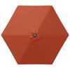 Garden Umbrella with LED Lights and Base 270 X 270 Cm