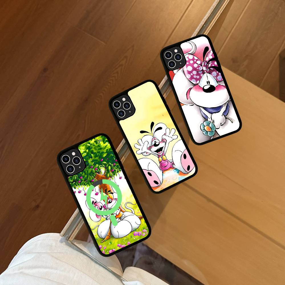 Cartoon D-Diddl Phone Case For IPhone 16 15 14 13 12 11 17 Pro Max Plus Magnetic Wireless Cover