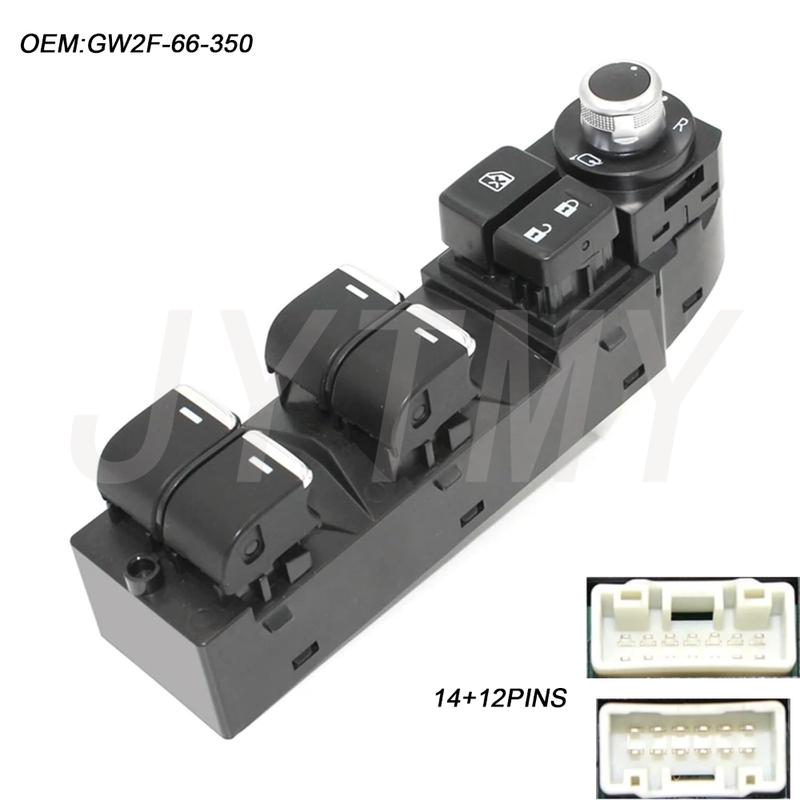 

Electric Power Master Window Switch For Mazda 6 Atenza 2016 2017 2018 Front Left Lifter Control Button Car Accessories 14+12P