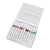 12 Colors Acrylic Paint Pen Set Direct Liquid Tip Markers for Art Writing Drawing Crafting Projects White Rod