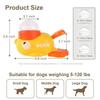 2-in-1 Interactive Dog Toy Pet Automatic Food Treat Dispenser Cartoon Duck Design Slow Food Pet Snack Feeder for Dog Training