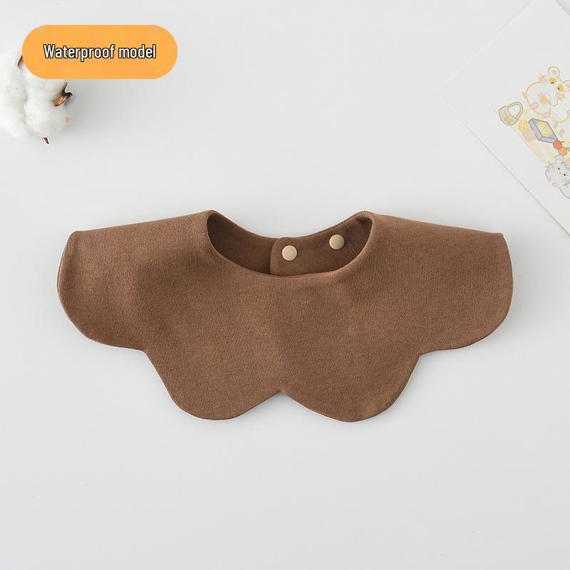 

Корейский стиль двусторонний водонепроницаемый детский слюнявчик - Чистый хлопок лепесток полотенце для еды и слюны, Класс А