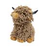 Fuzzy Animal Hand Towel Chenille Highland Cow Decorative Towel Cute Doll Absorbent Hand Towel