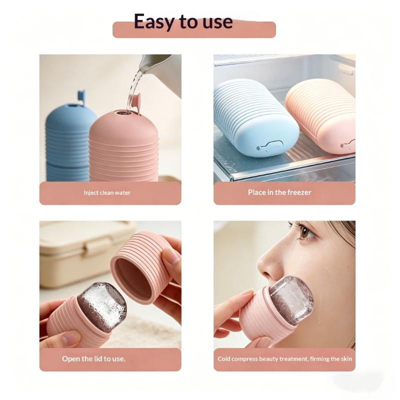 1Pcs Silicone Ice Cube Trays Ice Globe Balls Eye Face Massager Skin Care Tools Ice Face Roller Facial Lifting Contouring Tool