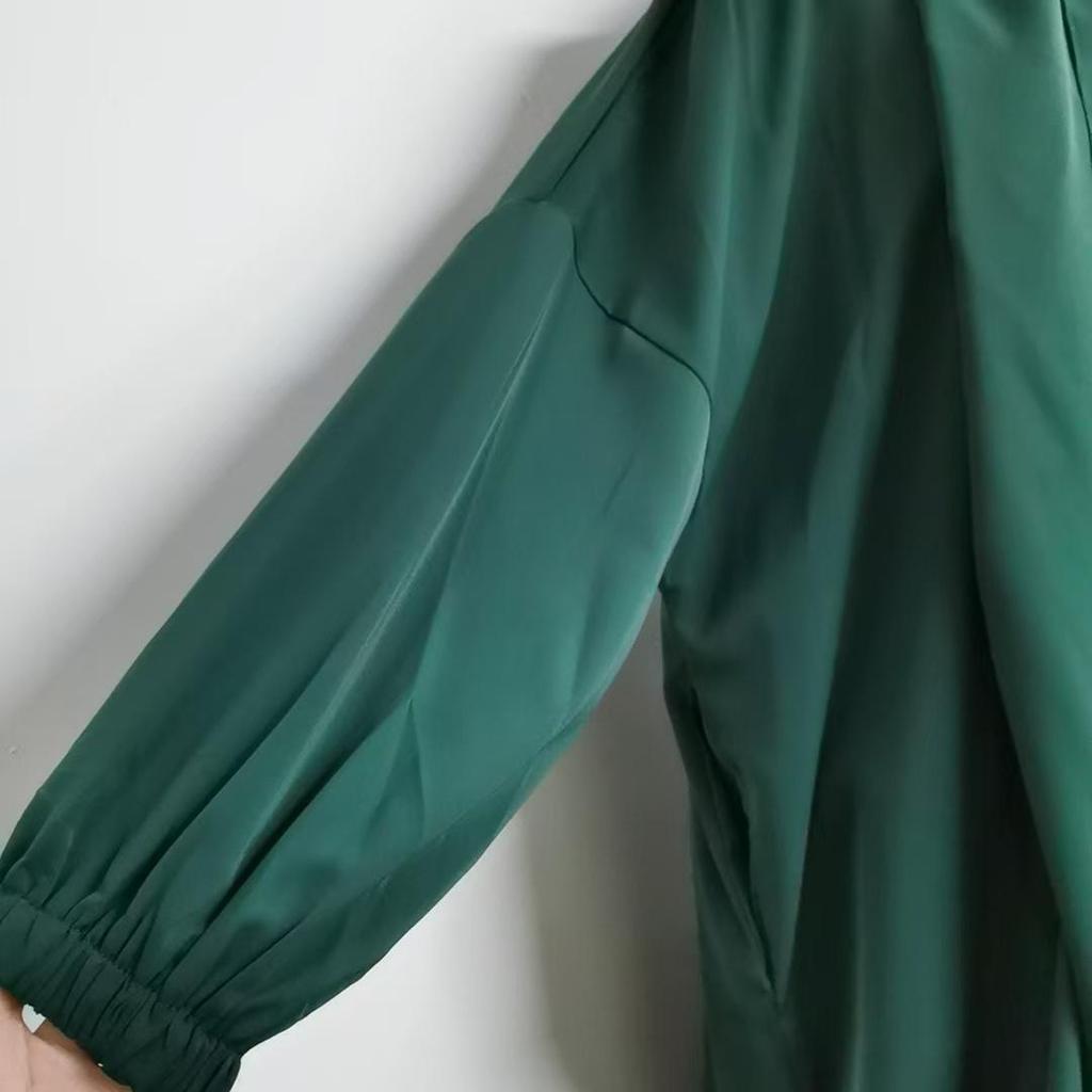 Yiduo Duo New Middle East Hijab Long Robe - Solid Color Simple Dress 21499
