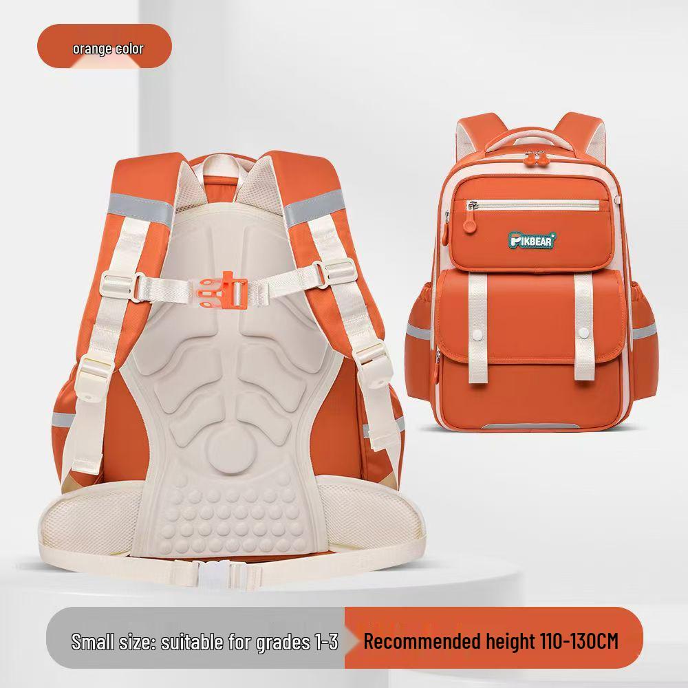 Cloud Backpack: Large Capacity, Spine Protection & Lightweight for Kids Grades 1-6 Without Waist Support
