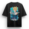 Dragon Ball Japanese Anime Saiyan Men Women Summer T-Shirt Harajuku Vintage Short Sleeve Loose Oversized Casual Comfort Y2k Top