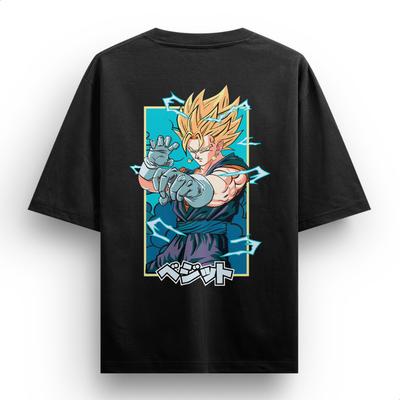 Dragon Ball Japońskie Anime Saiyan Męskie Damskie Letni T-shirt Harajuku Vintage Krótki Rękaw Luźny Oversize Casual Wygodny Y2k Top