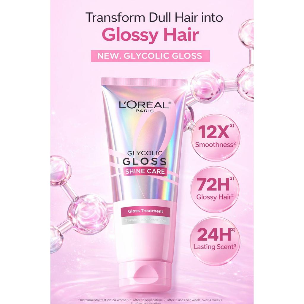 L'Oréal Paris Glycolic Gloss Conditioning Hair Mask 200ml