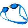 Arena Aquaforce Swift A Unisex Swimming Goggles Blue Yellow Anti-Fog Swipe Technology Top Racing Model