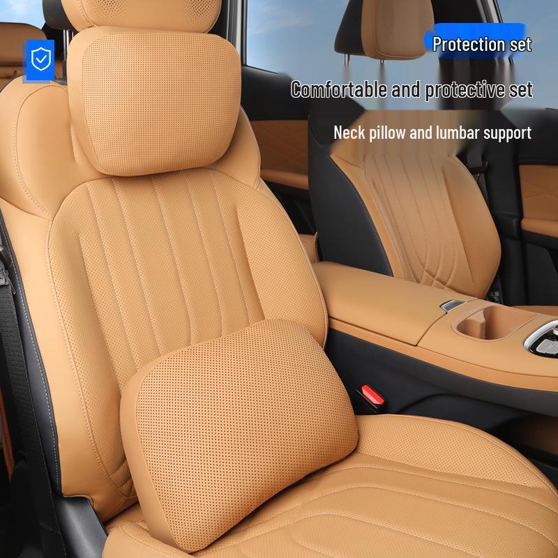 Luxury Neck and Lumbar Support Pillow for Geely Galaxy Starship 7EMi - Car Interior Comfort