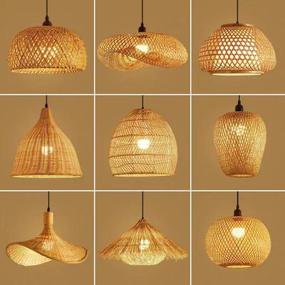 Bamboo Weaving Pendant Lamp - Zen Tea Room & Restaurant Lighting, New Chinese Style Rattan Lantern