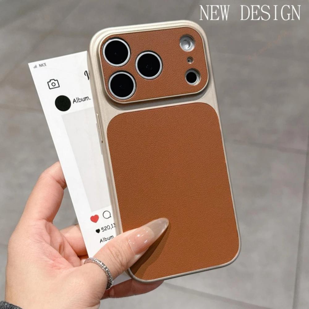 Retro Leather Phone Case For For Iphone 17 Air 13 14 1 16 17 Pro Max 1 16 14 Plus Shockproof Hard Protector Cover