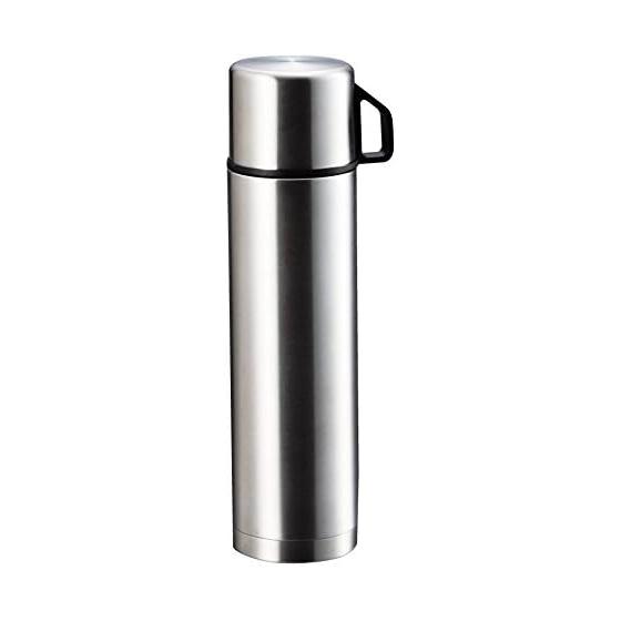 Pearl Metal Style Basic Doppel-Edelstahlflasche 750 H-6827750ml