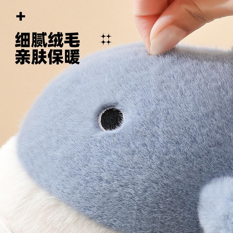 Cotton slippers soft winter thick bottom couple home plush cotton mop warm fluffy slippers