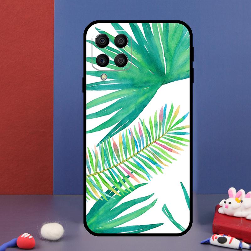 

Summer Plant Palm Green Leaf Aloha For Samsung Galaxy M33 M13 M23 M53 M15 M55 M31 M51 M14 M34 M54 M20 M30s M32 M52 Phone Case Samsung M12