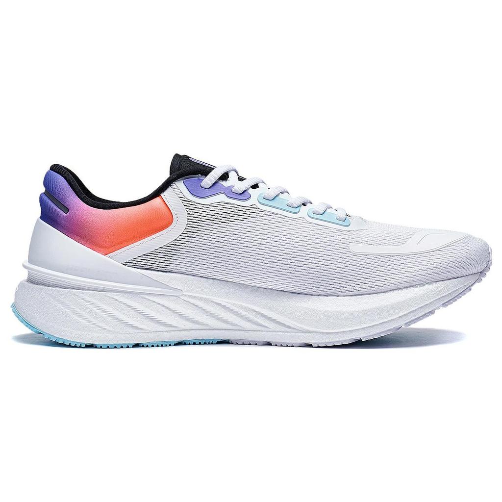 New LiNing YueYing 2.0 Anti Slip And Wear Resistant Breathable Low Top Running Shoes Men's White Blue Orange Purple ARHT001-9