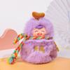 Kawaii Plush Doll Keyring Ornaments Good Luck Pendant Creative Mini Gourd Keychain  for Lovers