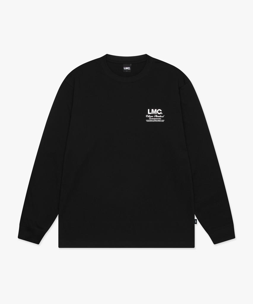 LMC Flying Cats Long Slv Tee Black