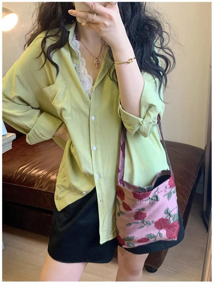 Plus Size Petite Maternity Wide Leg Shorts - Summer Fashion Thin Style