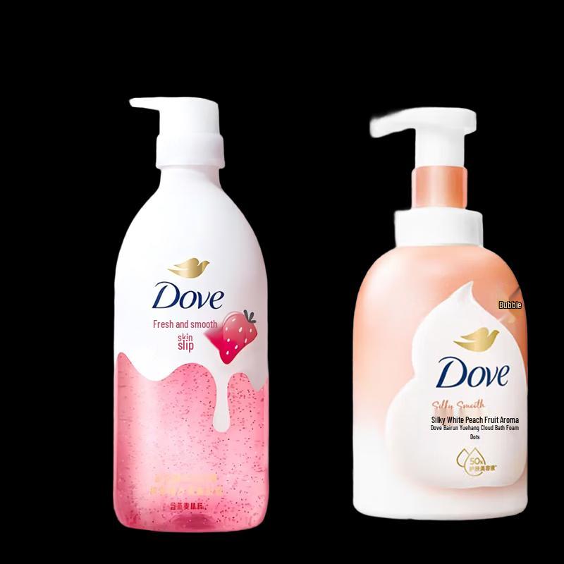 Dove White Peach & Strawberry Shower Set