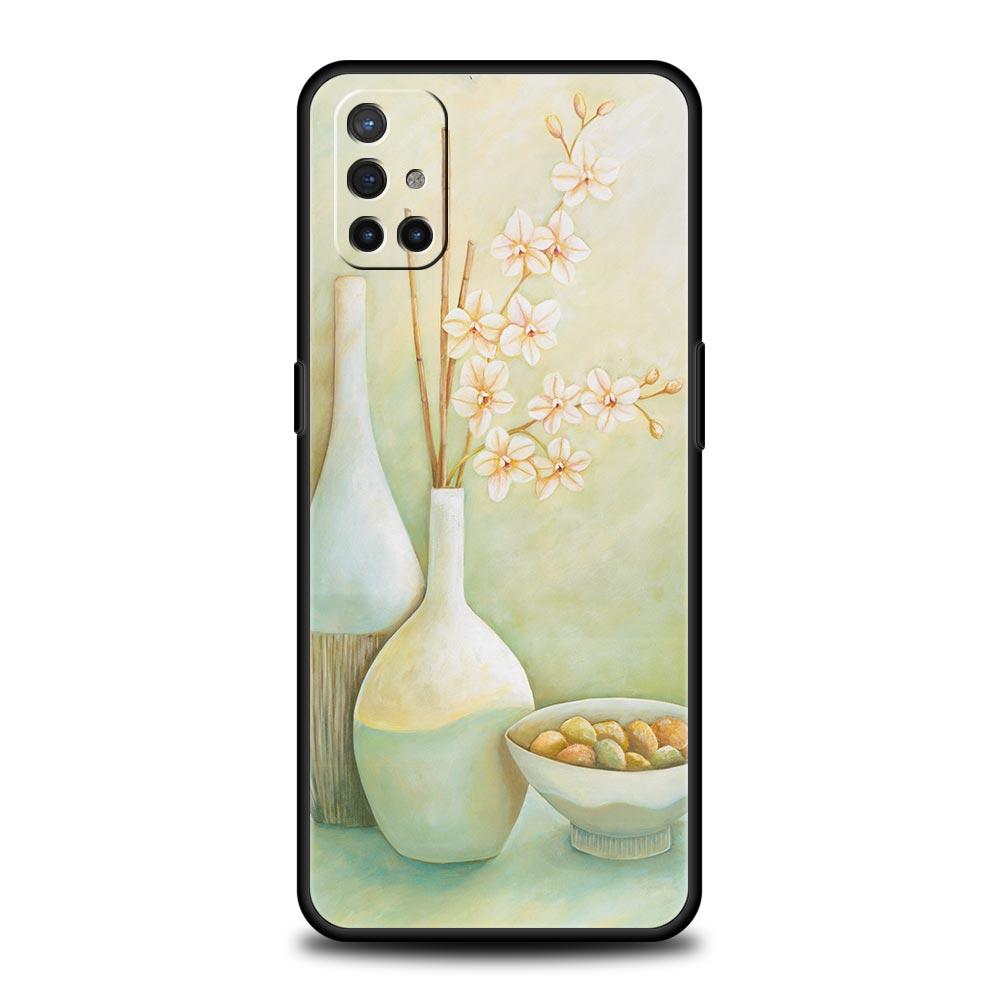 Carcasă Pictură cu Cerneală Art Lnk Flori Pentru OnePlus 15 13 12 11 10 9 8 15T 13T 10T 7T Pro 13R 12R 9RT 8T Nord 4 N10 2T CE 2 3 5G