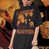 Limited Larry David Shirt Gift Graphic Tee Horror Movie T-Shirt Vintage 90s Larr