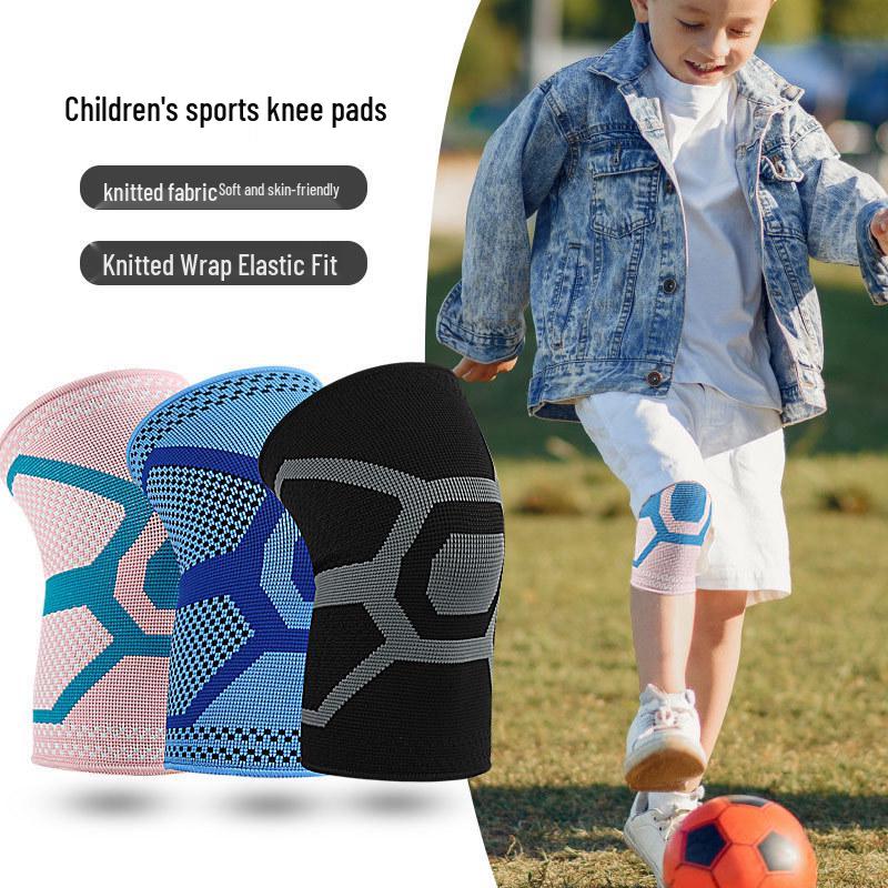 Children's Breathable Sports Knee Pads - High Elasticity, Soft, Anti-Fall for Outdoor Running, Jumping, and Dance