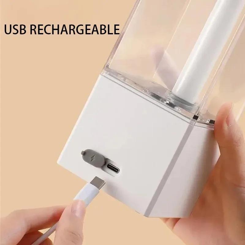 Auto Touchless Liquid Dispenser 490ml Rechargeable for Hand Soap Shampoo Detergent Sensor Pump for Bathroom & Kitchen