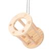 Wooden Pet Chinchilla Hamster Guinea Pigs Chew Play Grass Basket Cage Playground Toy(Suspended)