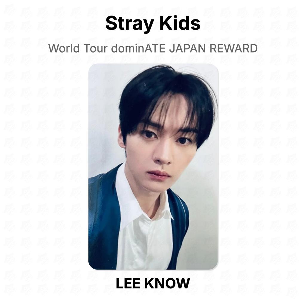 Stray Kids World Tour dominATE JAPAN REWARD Official Photocard