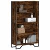 VidaXL Bookcase Smoked Oak 80x31x137.5 Cm Engineered Wood, Shelf, Bookshelf, Storage Shelf, Cabinet of 848631