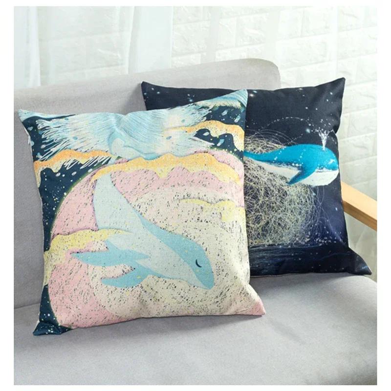 Ölgemälde Kuss von Gustav Klimt Kissenbezug Van Gogh Sternennacht Leinen Kissenbezug Sofa Dekokissenbezüge für Wohnzimmerdekor