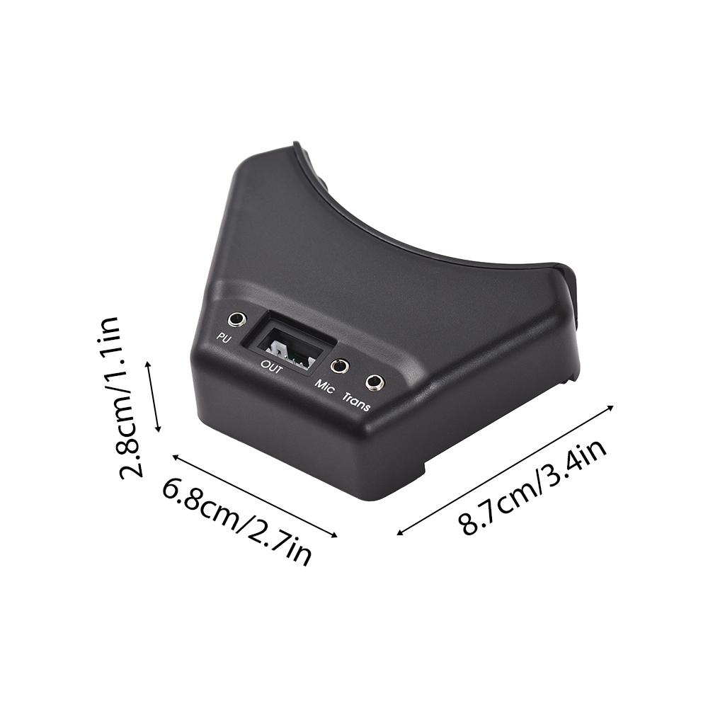 Sound Hunter Guitar Pickup Wooden Guitar Sound Hole Pickup Board Double Pickup