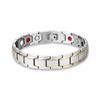 Men's single-row bracelet, stainless steel, adjustable, elegant bracelet, magnetic therapy health care accessory