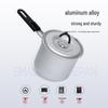 Compact Camping Teapot: Portable Outdoor Cookware for Boiling Water on Wild Stove or Picnic Table