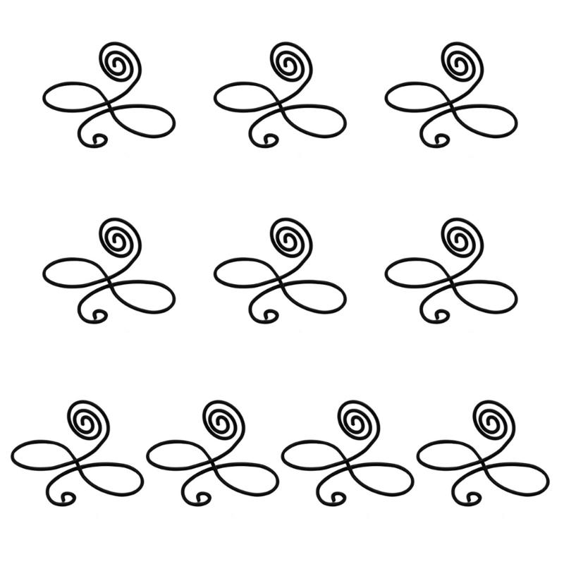 10Pcs Elegant Glasses Design Tables Sign Holders, Unique And Modern Design For Enhancing Wedding And Party Decors