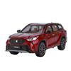 1/24 Toyota Crown KLUGER SUV Alloy Car Model Diecast Metal Toy Off-road Vehicles High Simulation Sound and Light Collectibles Kids Gift