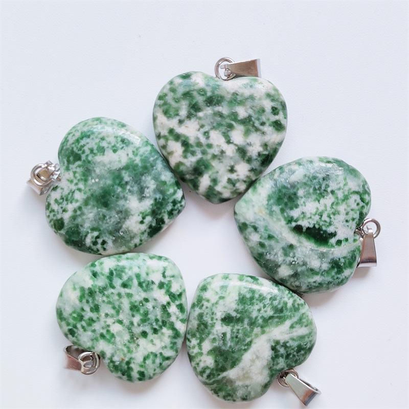 

Ожерелье с подвеской в форме сердца из натурального агата - 20 мм кристаллический камень