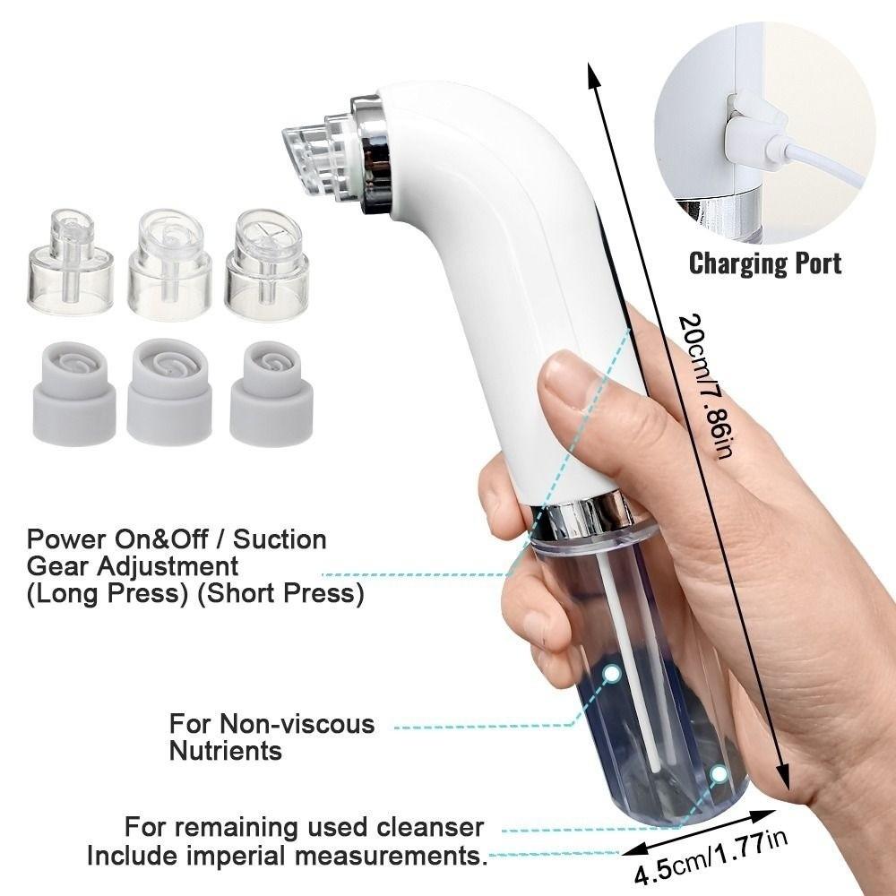 Deep Cleaning Blackhead Remover Electric Face Nose Cleaner Facial Cleaning Tools  Home Spa