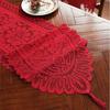 With Tassel Table Runner Lace Table Decoration Retro Dining Table Mat  Home Decoration
