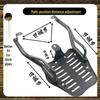 Universal Thickened Rear Cargo Rack for Electric Bikes & Scooters - 25-Inch Delivery Box Carrier